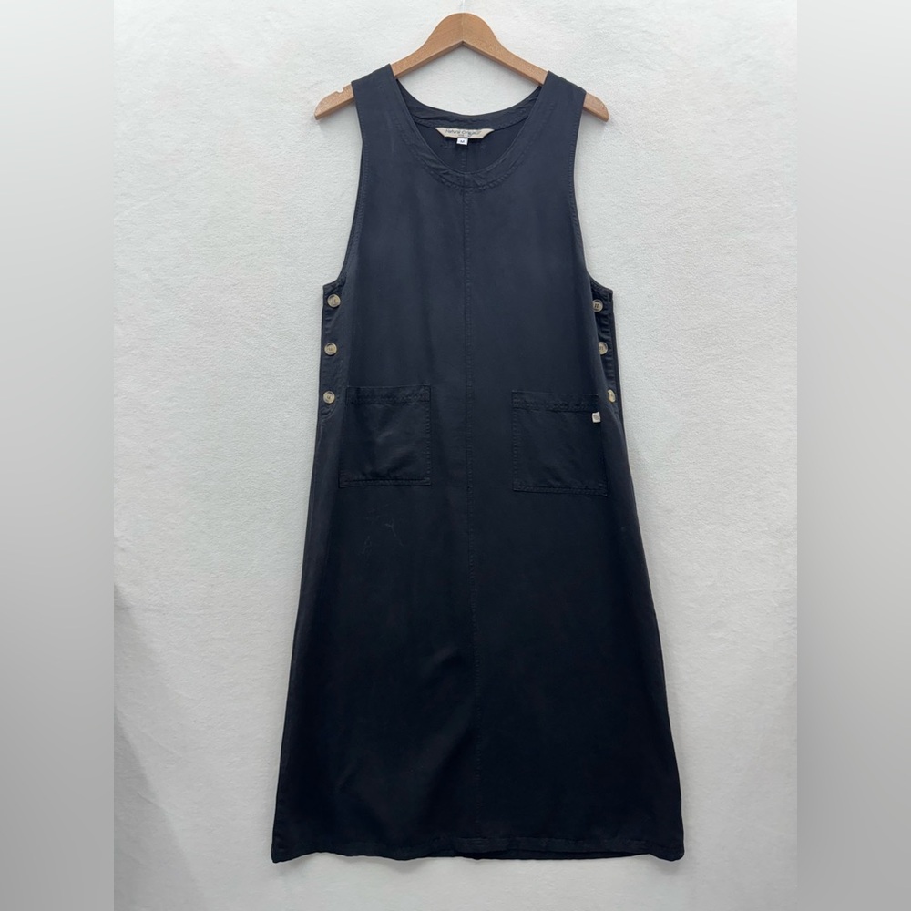 Vintage Natural Origins Women’s Medium Black Sleeveless Maxi Dress
